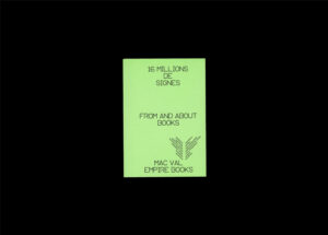 16M de signes — FROM AND ABOUT BOOKS